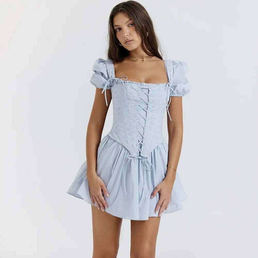 Versatile Vogue Corset Dress: Y2K Fashion with Coquette Aesthetic