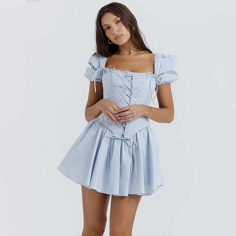 Versatile Vogue Corset Dress: Y2K Fashion with Coquette Aesthetic