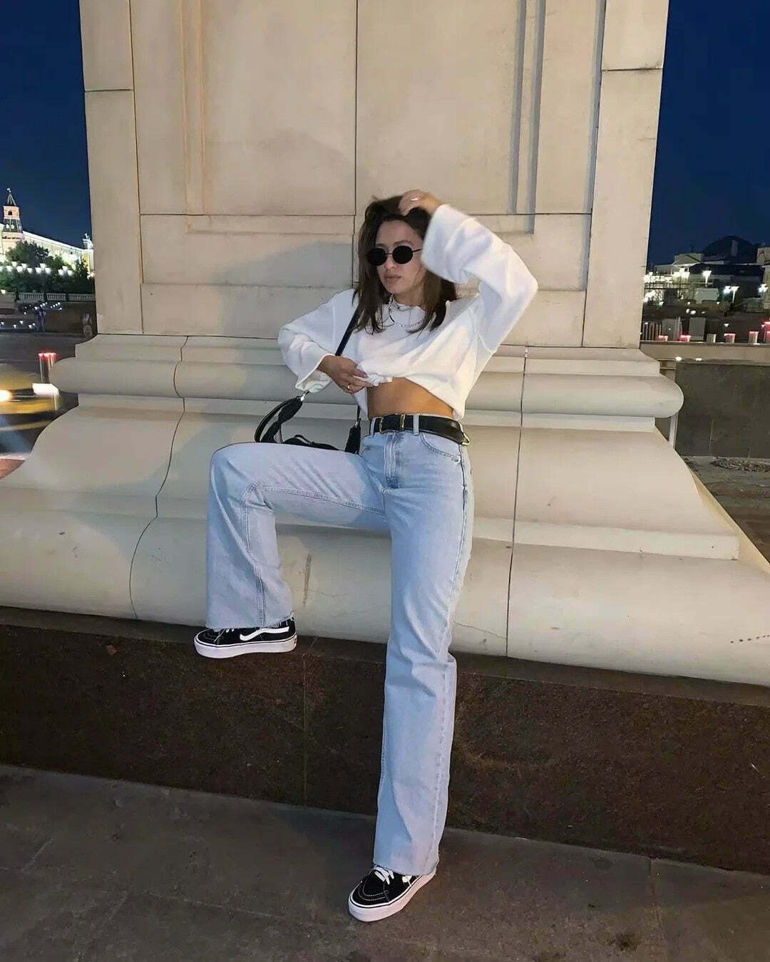 Vintage-Inspired 'Take Me As I Am' Straight Leg Baggy Jeans for Women - Y2K Fashion Statement