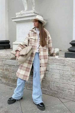 Vintage-Inspired 'Take Me As I Am' Straight Leg Baggy Jeans for Women - Y2K Fashion Statement