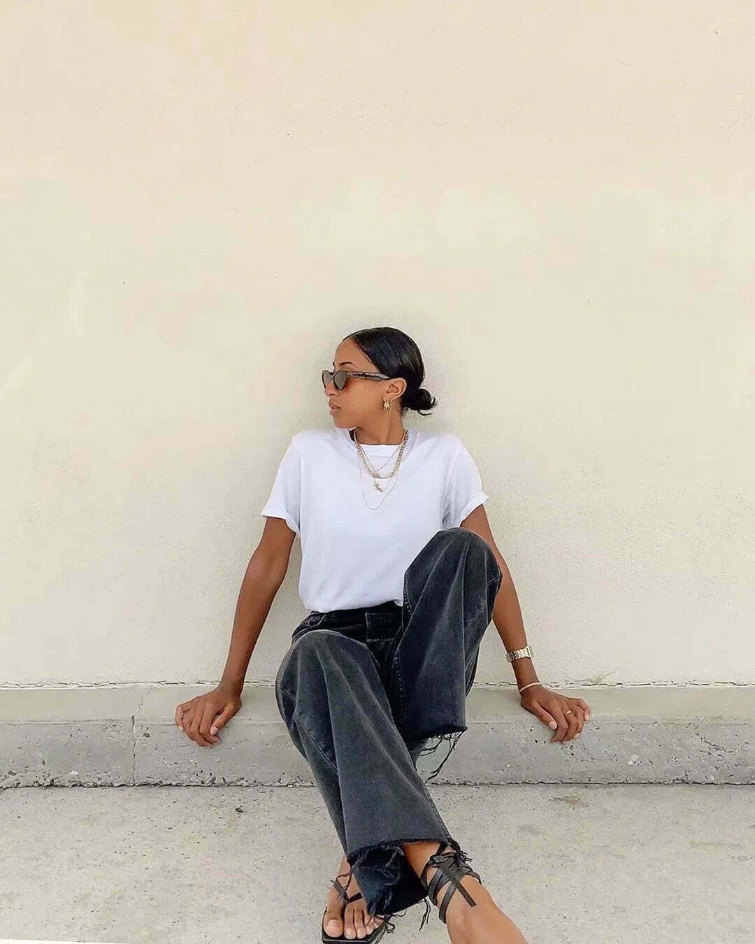 Vintage-Inspired 'Take Me As I Am' Straight Leg Baggy Jeans for Women - Y2K Fashion Statement