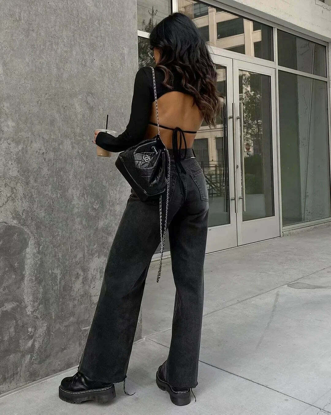 Vintage-Inspired 'Take Me As I Am' Straight Leg Baggy Jeans for Women - Y2K Fashion Statement