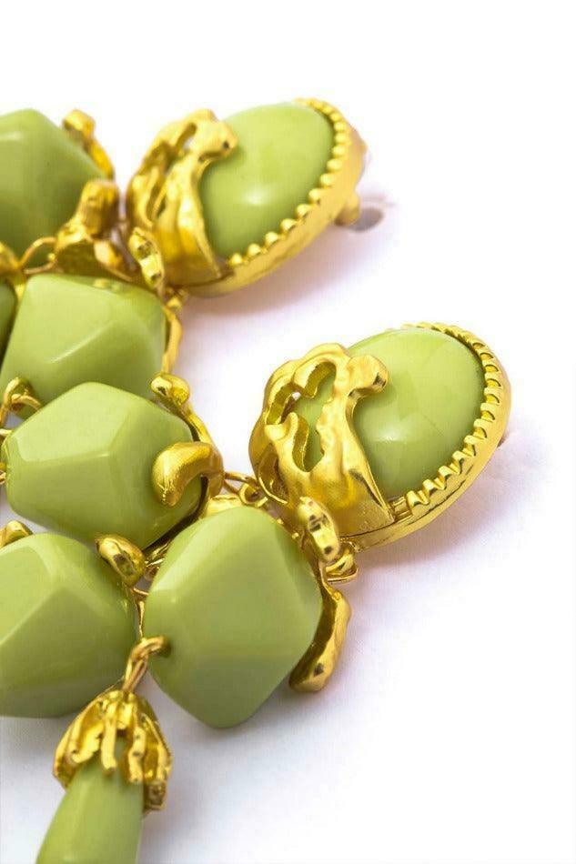 Vintage-Inspired Beaded Fringe Drop Earrings for Y2K Fashion Enthusiasts