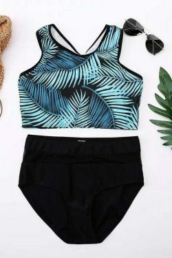 Vintage-Inspired High Rise Bikini Set: Y2K Aesthetic, Grunge Style, Coquette Outfits