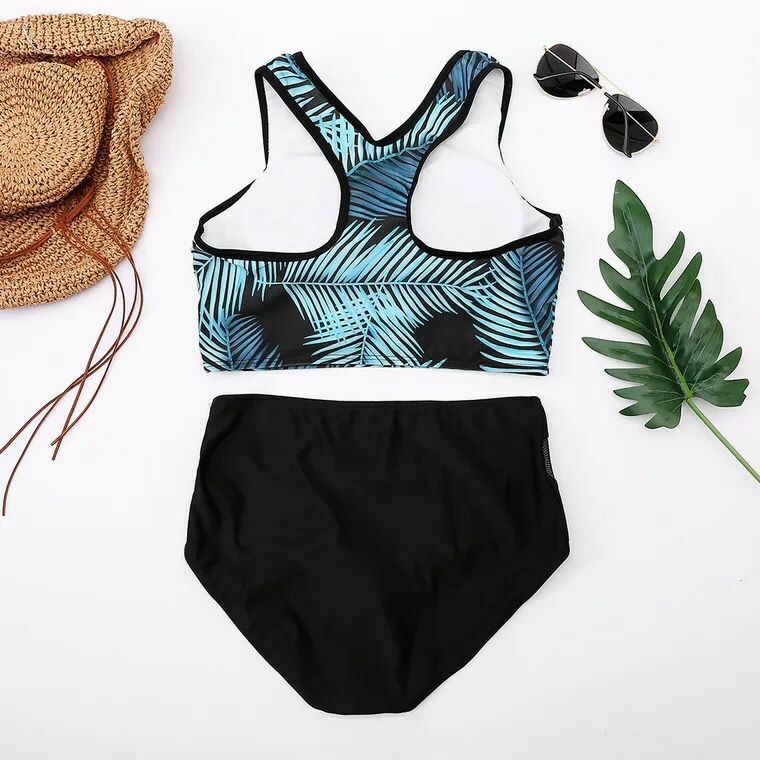 Vintage-Inspired High Rise Bikini Set: Y2K Aesthetic, Grunge Style, Coquette Outfits
