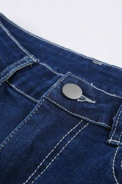 Vintage-Inspired High Waist Flare Jeans for Women | Y2K Fashion Staple with Coquette Aesthetic