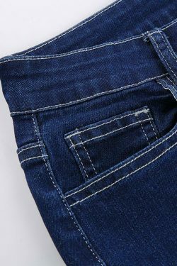 Vintage-Inspired High Waist Flare Jeans for Women | Y2K Fashion Staple with Coquette Aesthetic