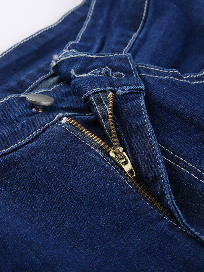 Vintage-Inspired High Waist Flare Jeans for Women | Y2K Fashion Staple with Coquette Aesthetic