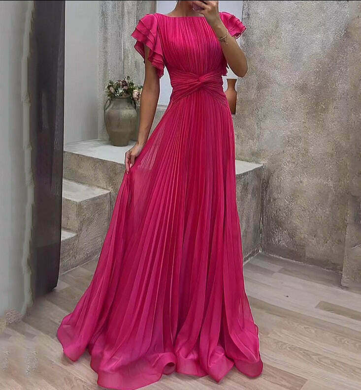 Vintage-inspired Loose Maxi Dress for Women - Y2K Aesthetic with Coquette Style and Grunge Vibes