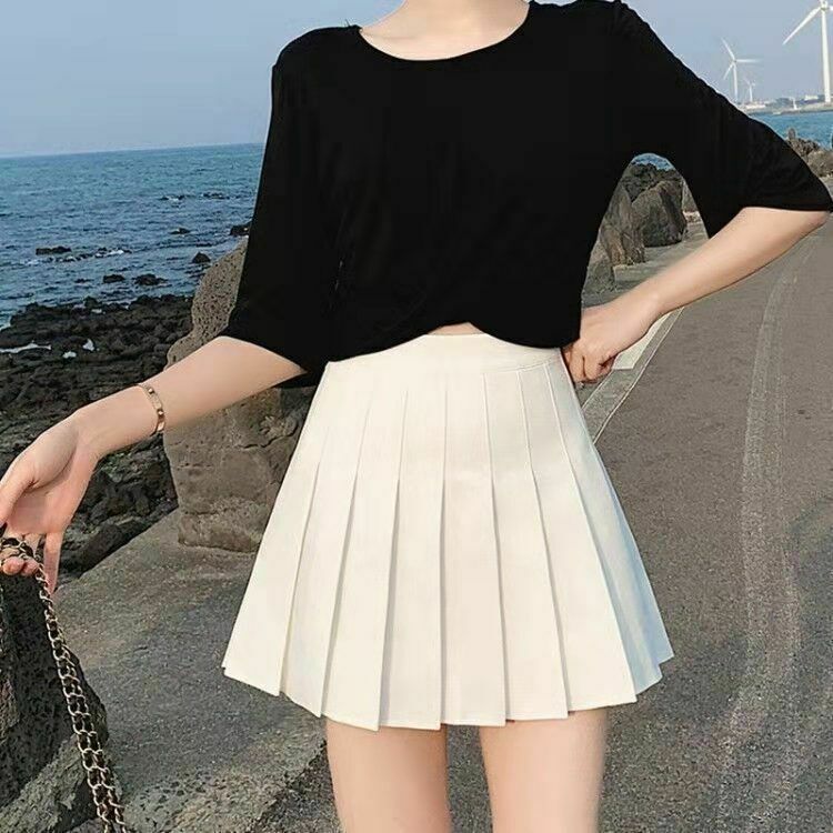 Vintage-Inspired Ruffled High-Waisted Skirt for Y2K Fashion Enthusiasts