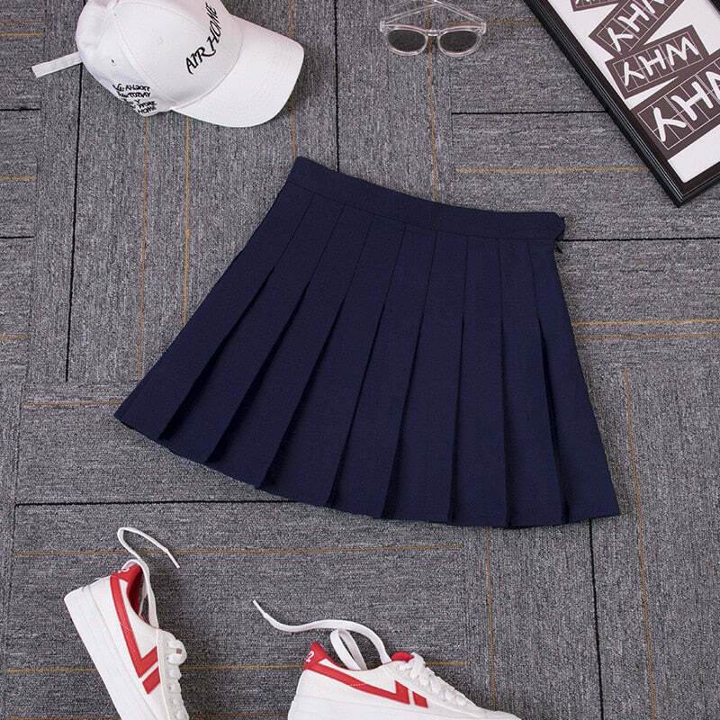 Vintage-Inspired Ruffled High-Waisted Skirt for Y2K Fashion Enthusiasts