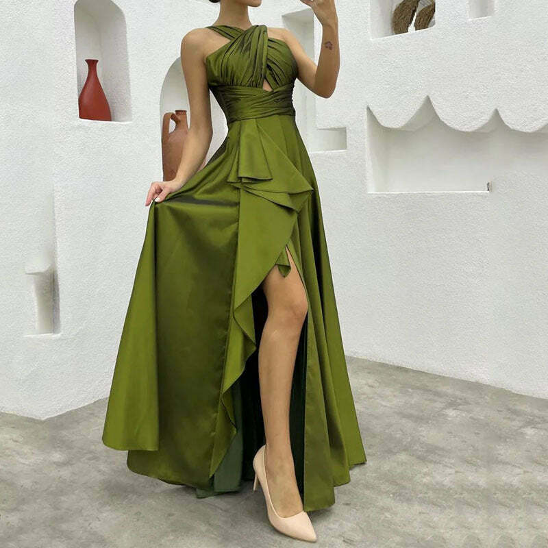 Vintage-Inspired Sleeveless Dress with Elegant Aesthetic for Women's Y2K Fashion and Coquette Style