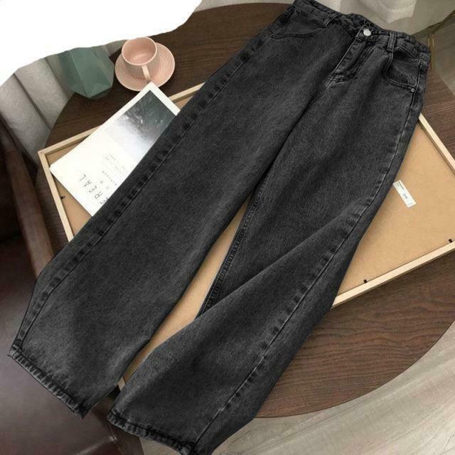 Vintage-Inspired Y2K Wide Legged Jeans for Women - Coquette Aesthetic with a Grunge Twist