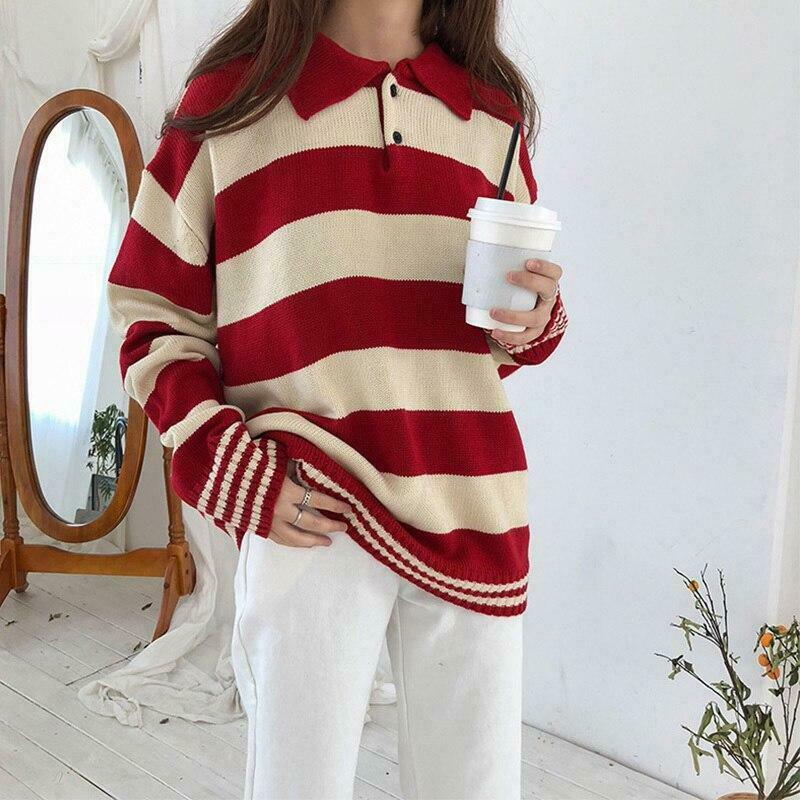 Vintage 90s Aesthetic Sweater: Y2K Fashion for Women - Coquette & Grunge Style Tops