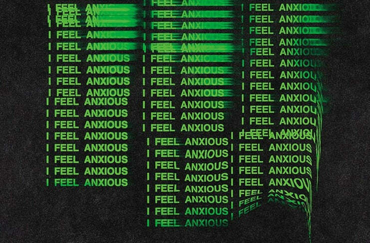 Vintage Aesthetic Anxious Slogan Graphic Tee for Women - Y2K Fashion Statement Piece