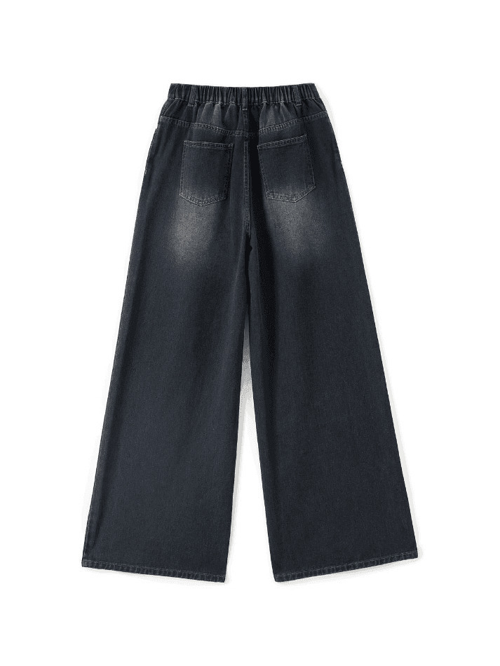 Vintage Blue 90s Boyfriend Jeans - Y2K Fashion Staple for Niche Women's Style