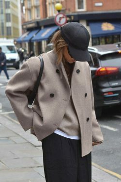 Vintage Brown French Style Woolen Jacket - Y2K Fashion Coquette Aesthetic Grunge Outfit