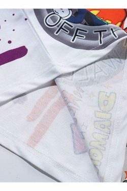 Vintage Cartoon Graffiti T-Shirt for Women - Y2K Fashion with Coquette and Grunge Aesthetic Touch