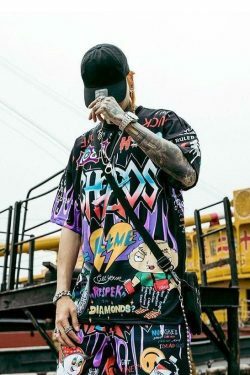 Vintage Cartoon Graffiti T-Shirt for Women - Y2K Fashion with Coquette and Grunge Aesthetic Touch
