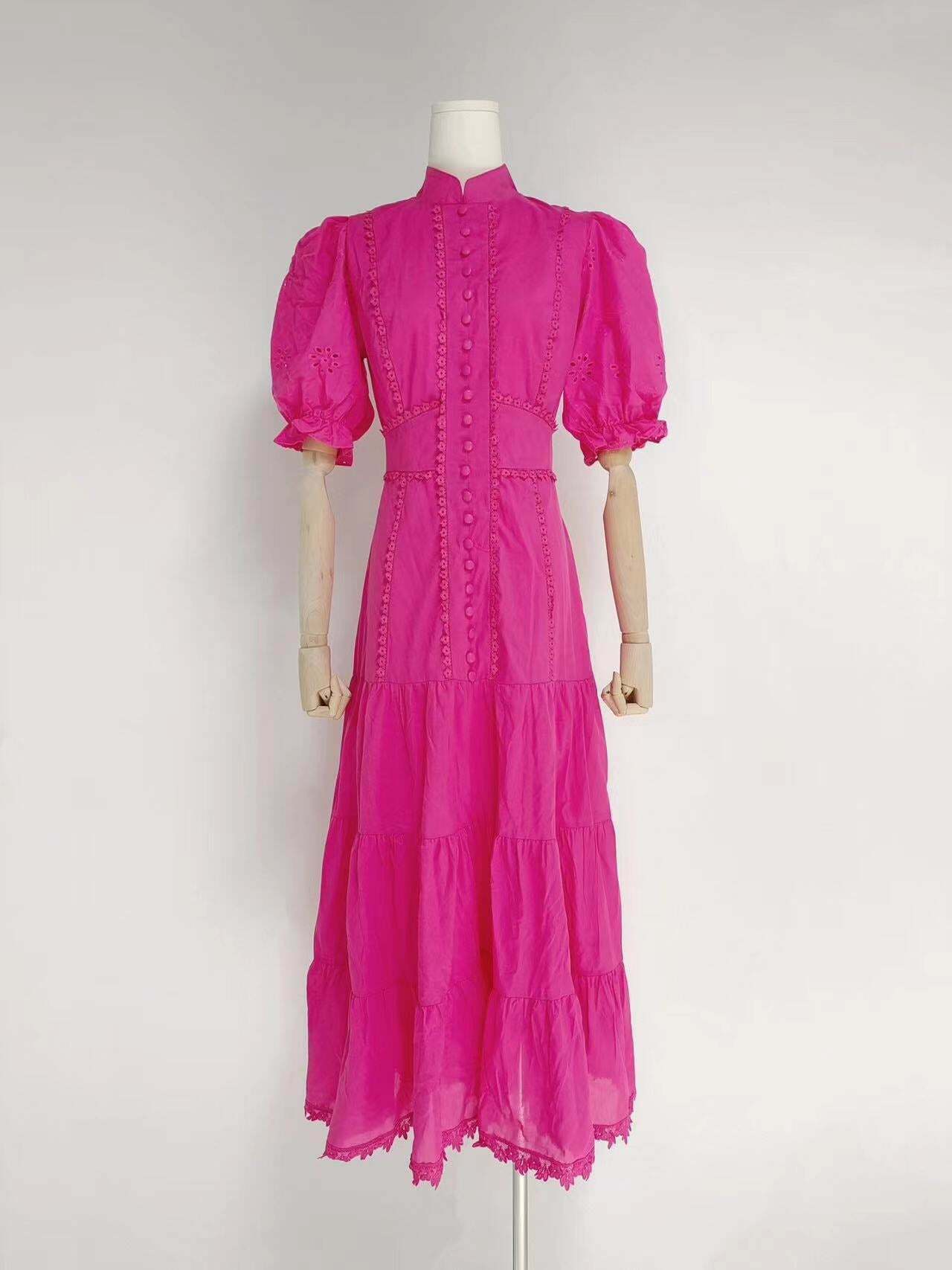 Vintage Collar Embroidery Dress: Y2K Fashion with Coquette & Grunge Aesthetics