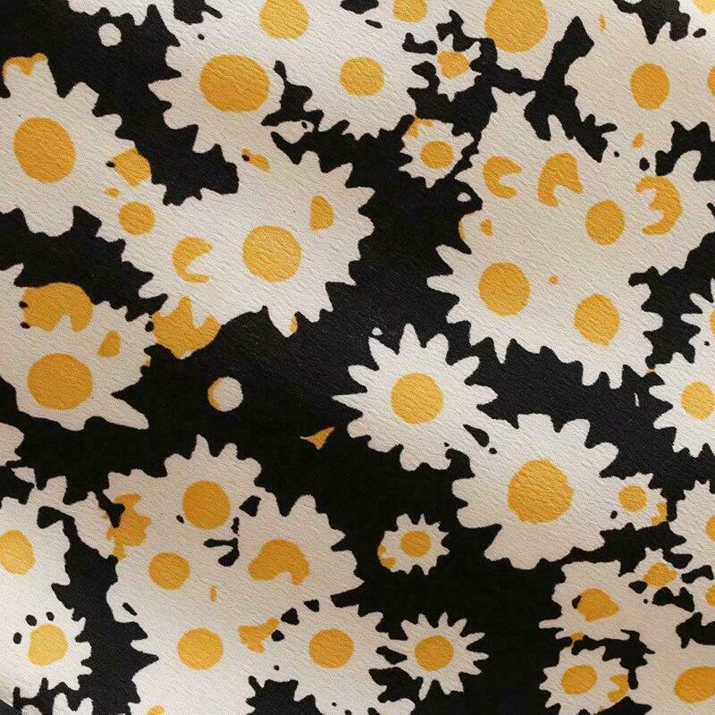 Vintage Daisy Print Dress - Y2K Aesthetic Fashion for Women - Coquette Style Outfit
