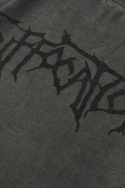 Vintage Gothic Angel Tee - Y2K Fashion with Coquette Aesthetic & Grunge Vibes