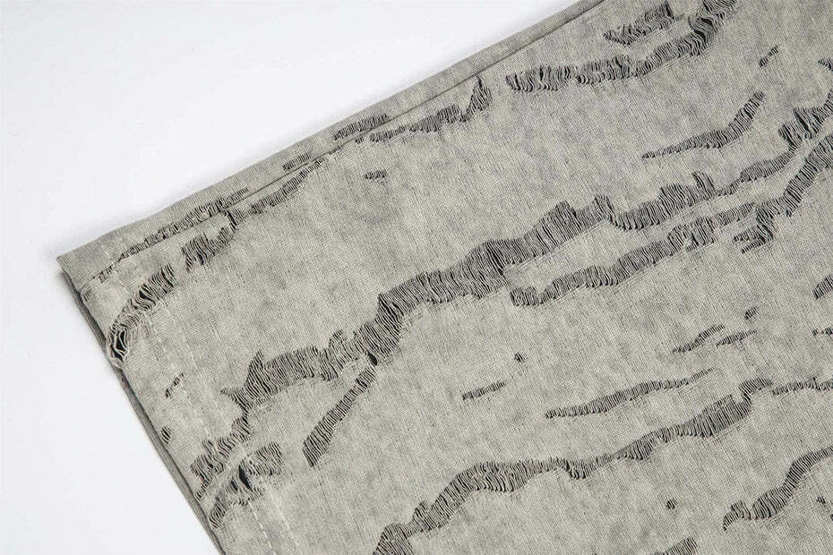 Vintage Grunge Aesthetic Tee with Unique Texture - Y2K Fashion Statement Piece