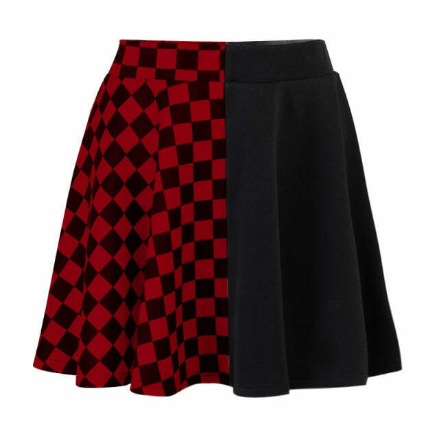 Vintage Grunge High Waist Cargo Skirt for Women - Y2K Aesthetic Outfit