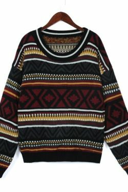 Vintage Knitted Sweater: Y2K Aesthetic Coquette Style for Women - Grunge, Pastel Goth, and More