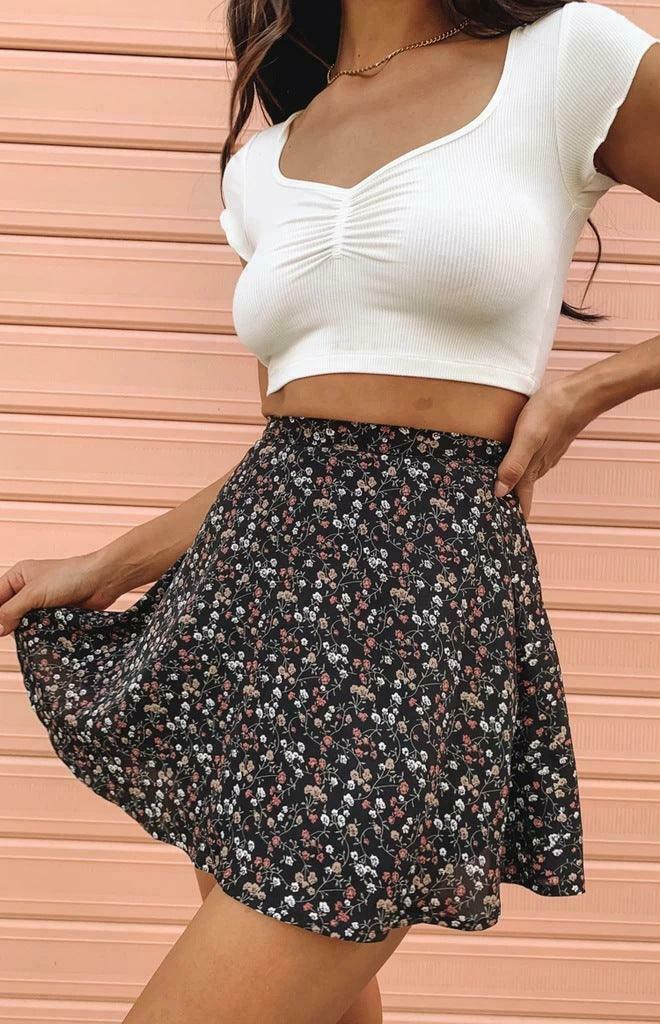 Vintage Leno High Waist Skirt - Y2K Fashion with Coquette Aesthetic & Grunge Vibes
