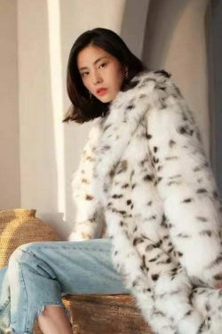 Vintage Leopard Print Fur Coat - Y2K Fashion Statement with Coquette & Grunge Aesthetic