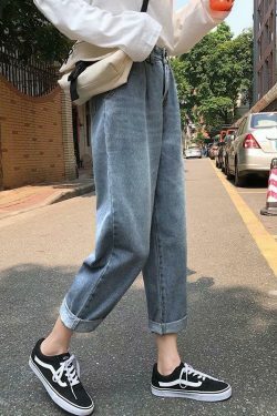 Vintage Loose Pants: Y2K Aesthetic Grunge Style Cargo Skirt Goth Fashion Women's Clothing