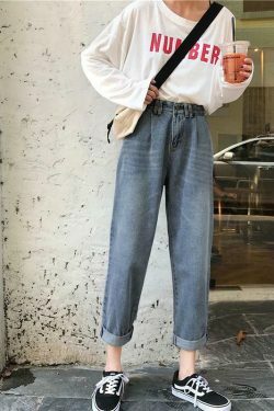 Vintage Loose Pants: Y2K Aesthetic Grunge Style Cargo Skirt Goth Fashion Women's Clothing