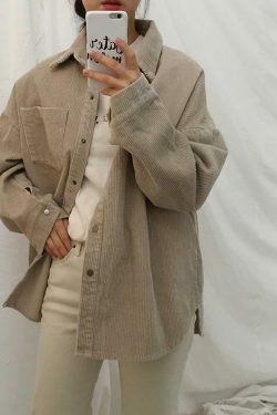 Vintage Pink Corduroy Jacket - Y2K Fashion Statement Piece for Coquette Aesthetic Women