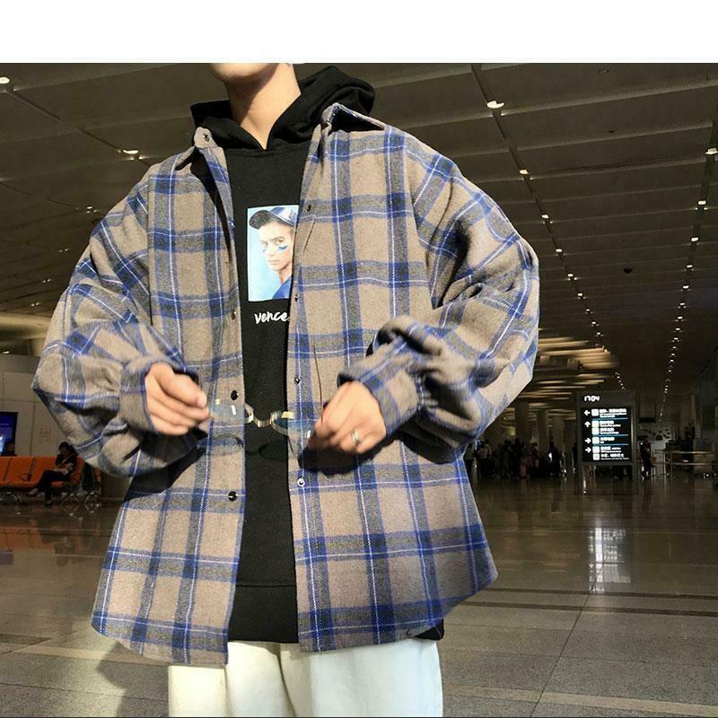 Vintage Plaid Shirt - Y2K Fashion Staple for Coquette and Grunge Aesthetics