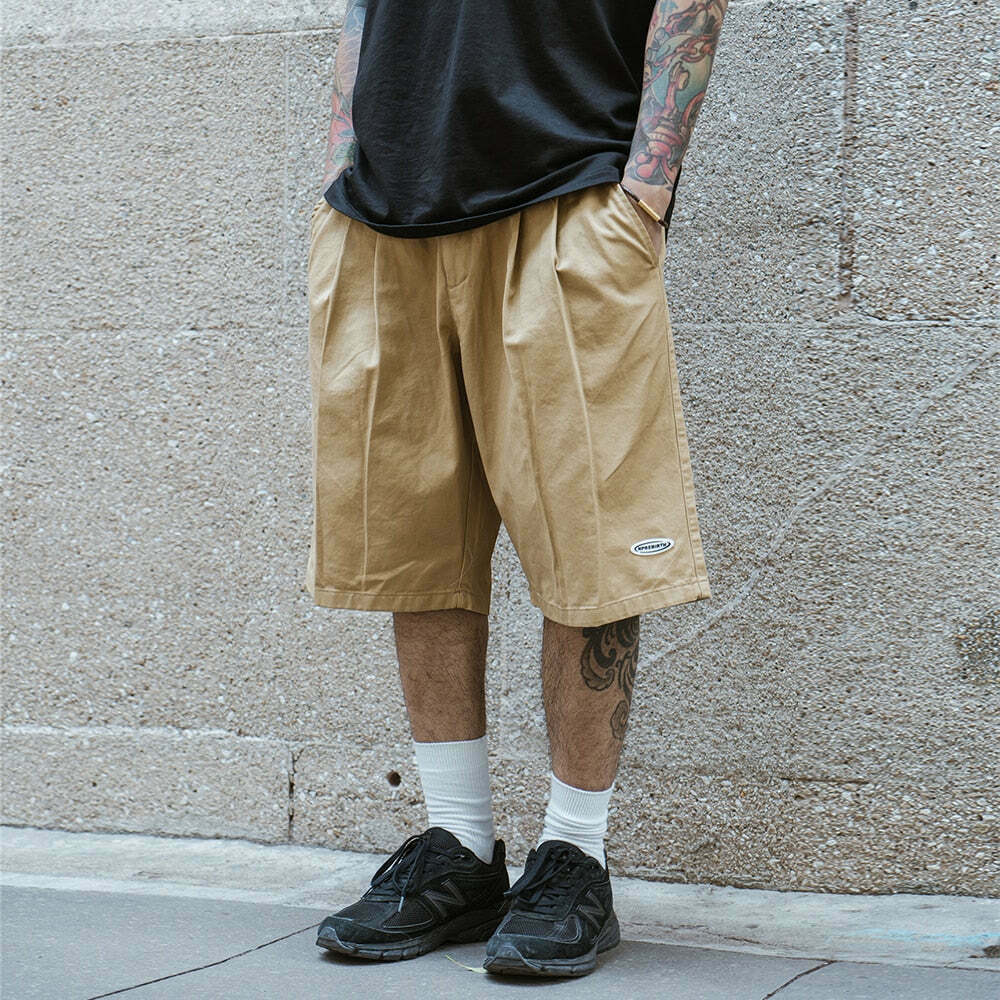Vintage Pleated Skater Shorts: Y2K Fashion with Coquette Aesthetic & Grunge Vibes