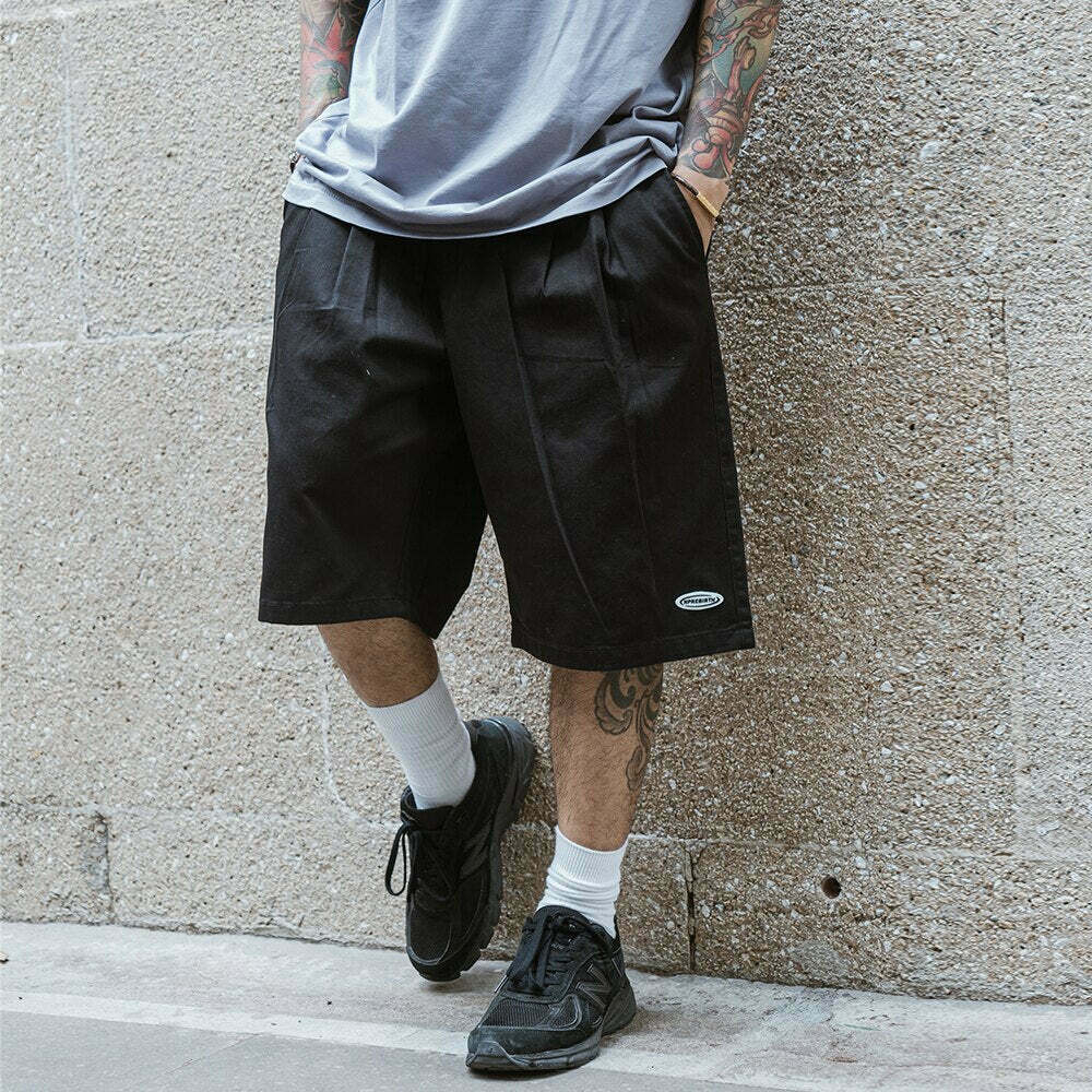 Vintage Pleated Skater Shorts: Y2K Fashion with Coquette Aesthetic & Grunge Vibes