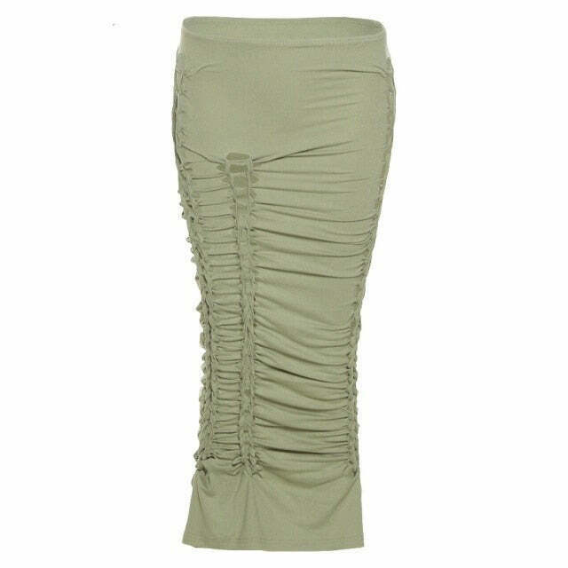 Vintage Pleated Skirt: Y2K Aesthetic Fashion - Coquette Style, Grunge Vibes, Pastel Goth