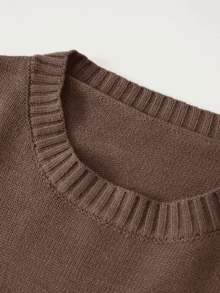Vintage Three Striped Pullover Sweater - Y2K Fashion Aesthetic Women's Clothing