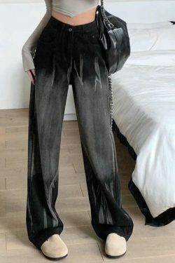 Vintage Tie Dye High Rise Boyfriend Jeans - Y2K Fashion Aesthetic for Women