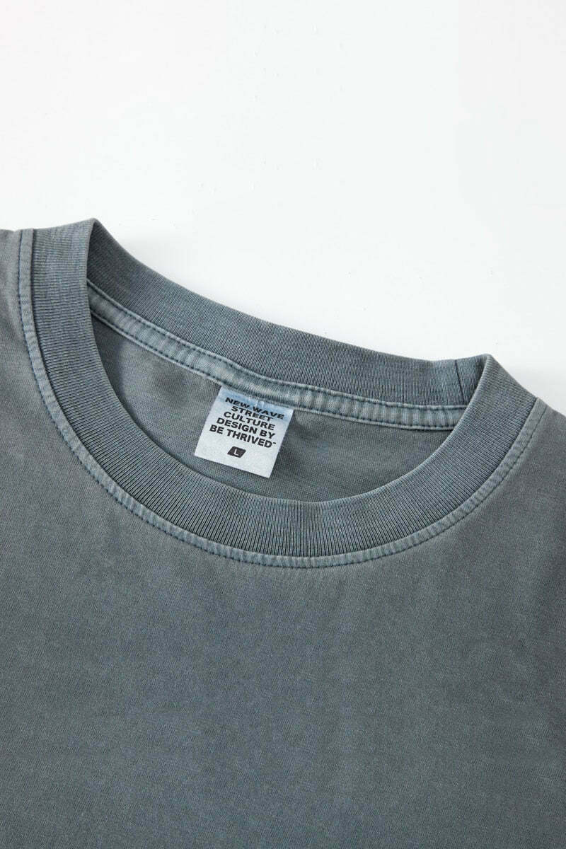 Vintage Washed Cotton Tee: Y2K Aesthetic Grunge Style Coquette Fashion Cute Tops