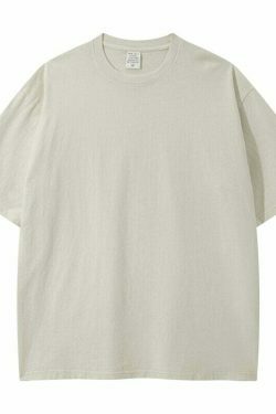 Vintage Washed Cotton Tee: Y2K Aesthetic Grunge Style Coquette Fashion Cute Tops