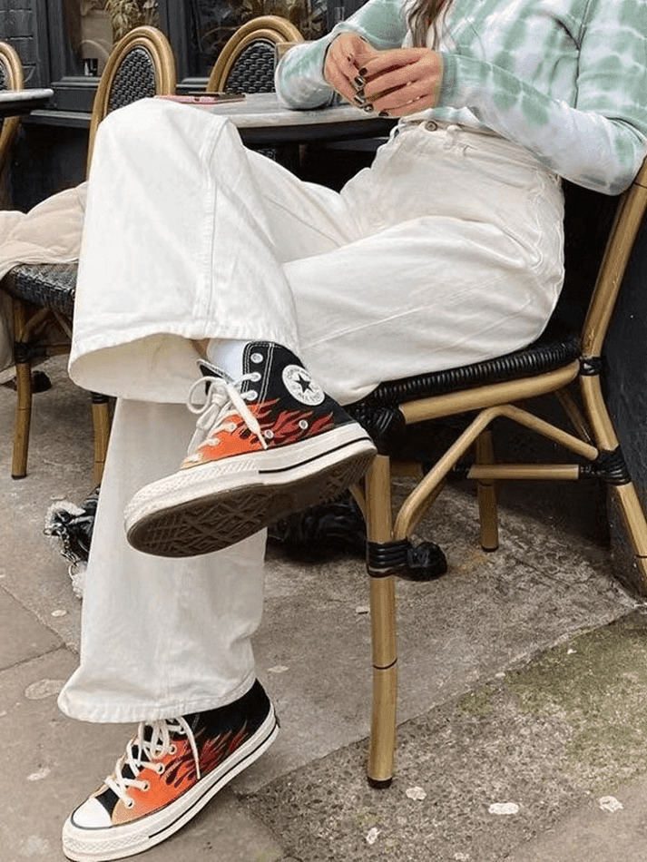 Vintage White Washed Boyfriend Jeans - Y2K Fashion Staple for Women's Grunge and Coquette Aesthetic