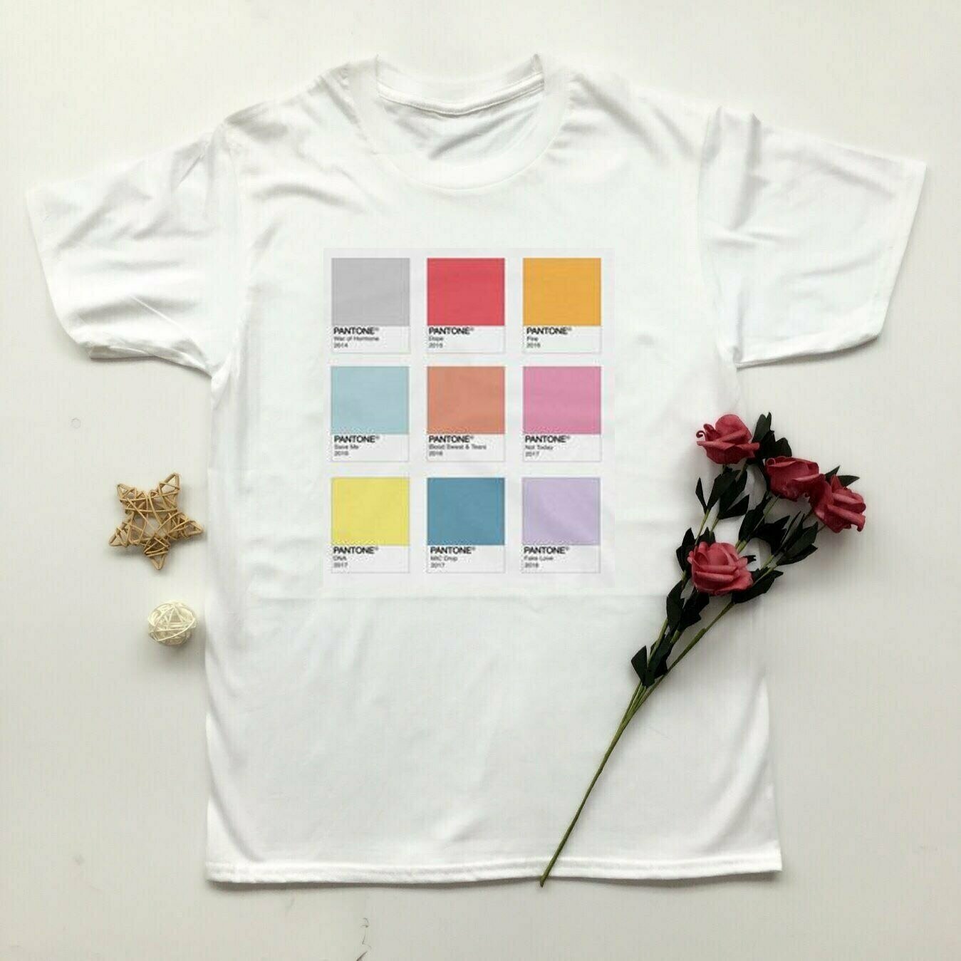 Vintage Y2K Aesthetic Cargo Skirt & Pastel Goth Hoodie - Coquette Style Pantone T-Shirt