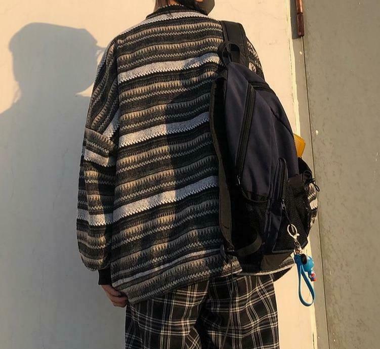 Vintage Y2K Aesthetic Sweater: Coquette Style with Grunge Flair and Pastel Goth Vibes