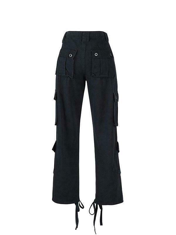 Vintage Y2K Cargo Jeans: Coquette Aesthetic Grunge Style for Women