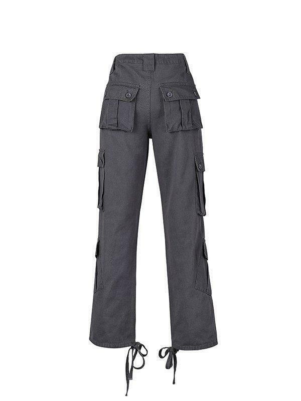 Vintage Y2K Cargo Jeans: Coquette Aesthetic Grunge Style for Women