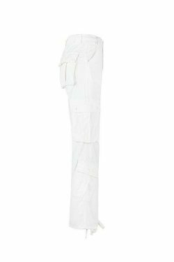 Vintage Y2K Cargo Jeans: Coquette Aesthetic Grunge Style for Women