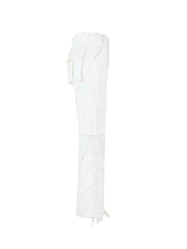 Vintage Y2K Cargo Jeans: Coquette Aesthetic Grunge Style for Women
