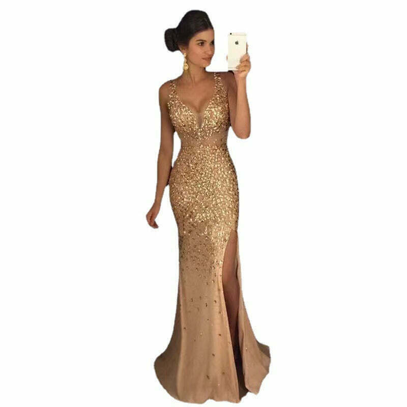 Vintage Y2K Fashion Evening Dress - Coquette Aesthetic, Grunge Style, Pastel Goth